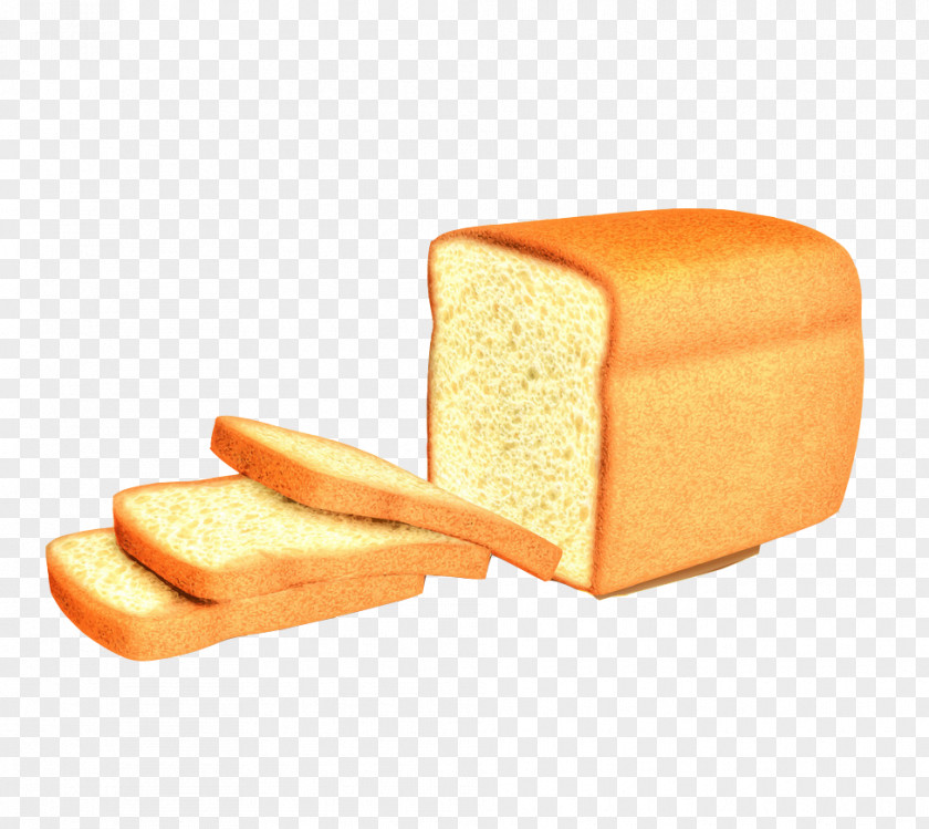 Golden Toast French Breakfast White Bread PNG