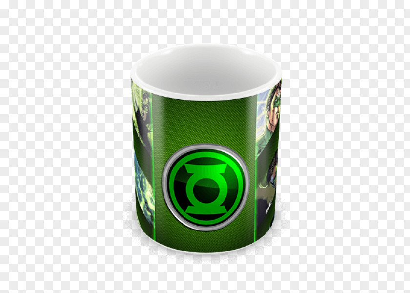 Lanterna Verde Coffee Cup Mug PNG