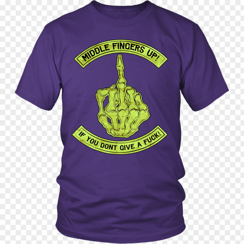 Middle Finger Long-sleeved T-shirt Hoodie PNG