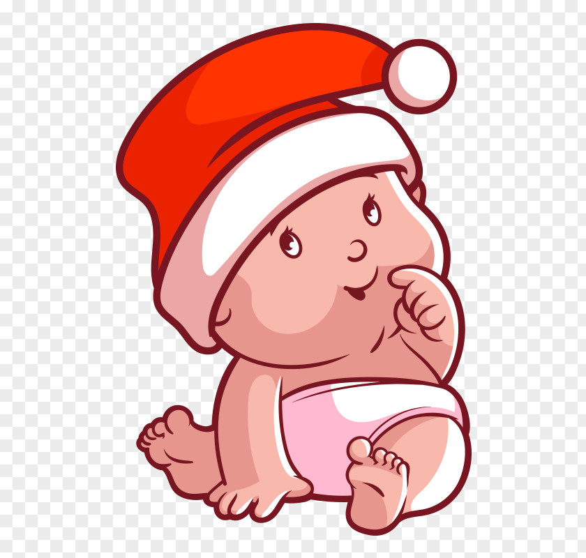 Silly Christmas Hat Vector Graphics Infant Clip Art Child Illustration PNG