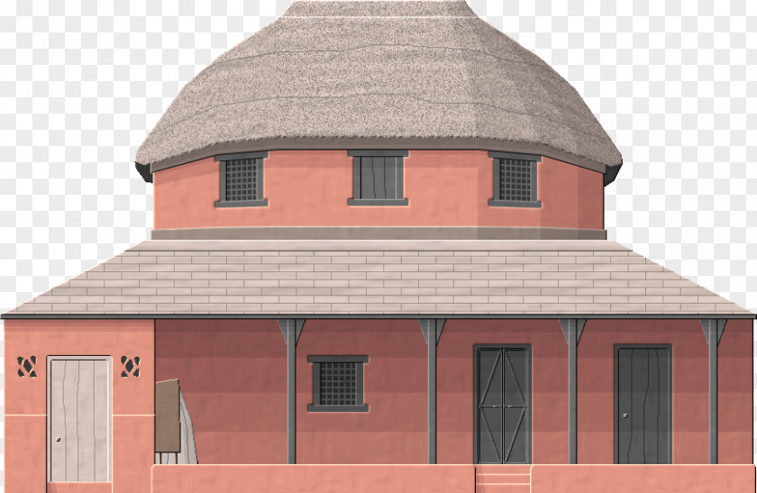 Traditional House Barn Roof Property Facade PNG