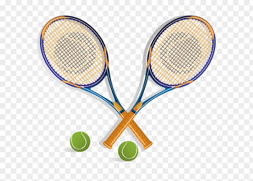 Vector Tennis Racket Rakieta Tenisowa Clip Art PNG