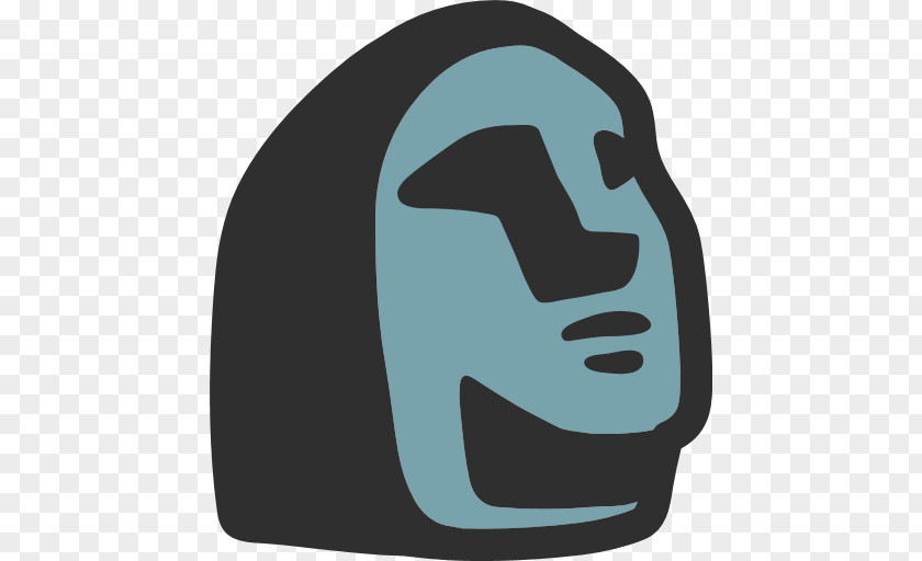 Emoji Moai Quiz Sticker Statue PNG