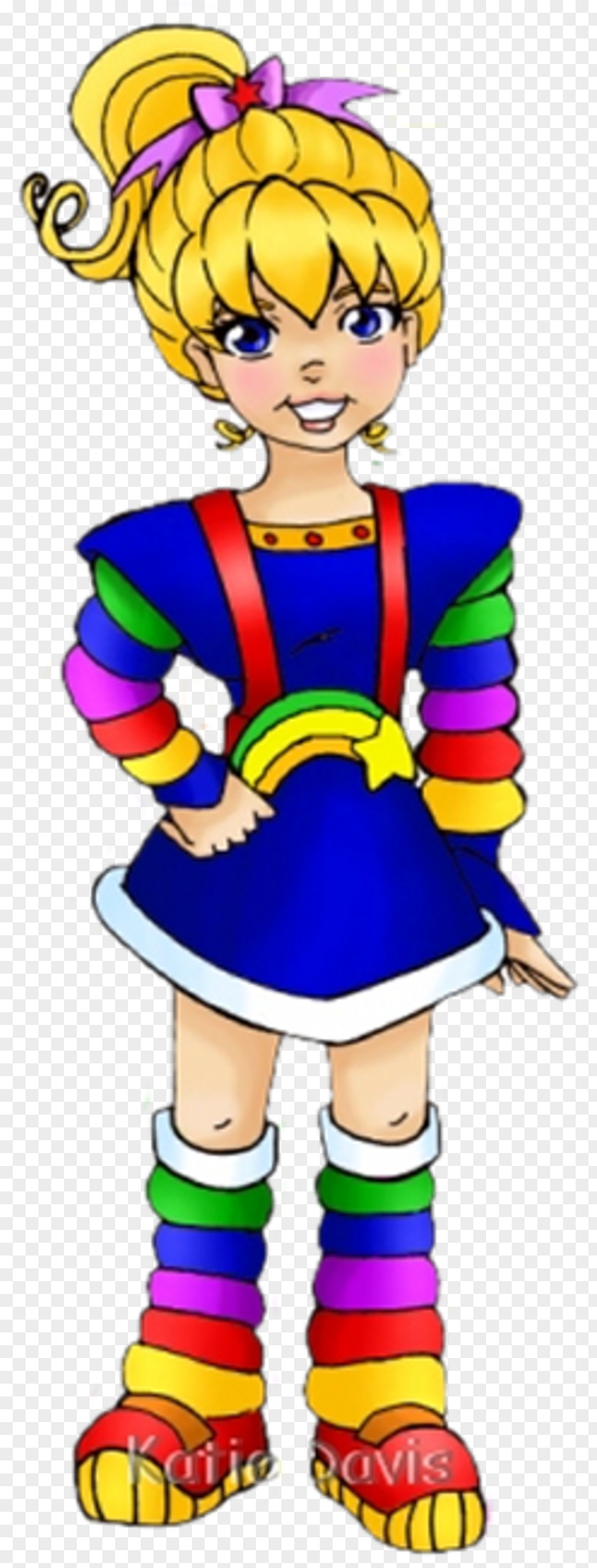 Rainbow Brite Cartoon Costume Toddler Clip Art PNG