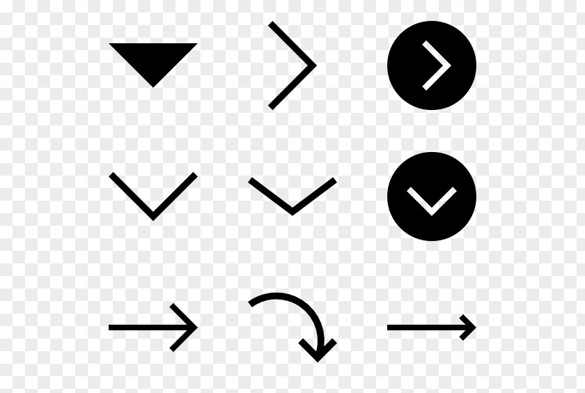 Vector Arrow Symbol Clip Art PNG