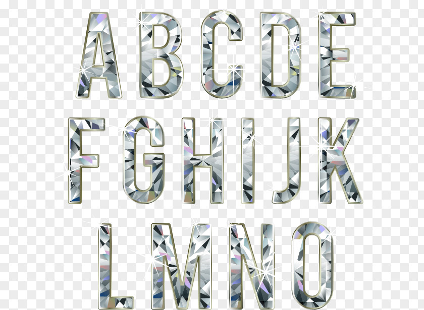 Vector Diamond Fonts Typeface Font PNG