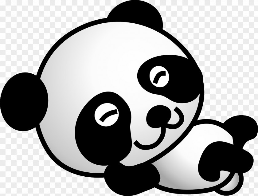 Cartoon Panda Giant Polar Bear Red PNG