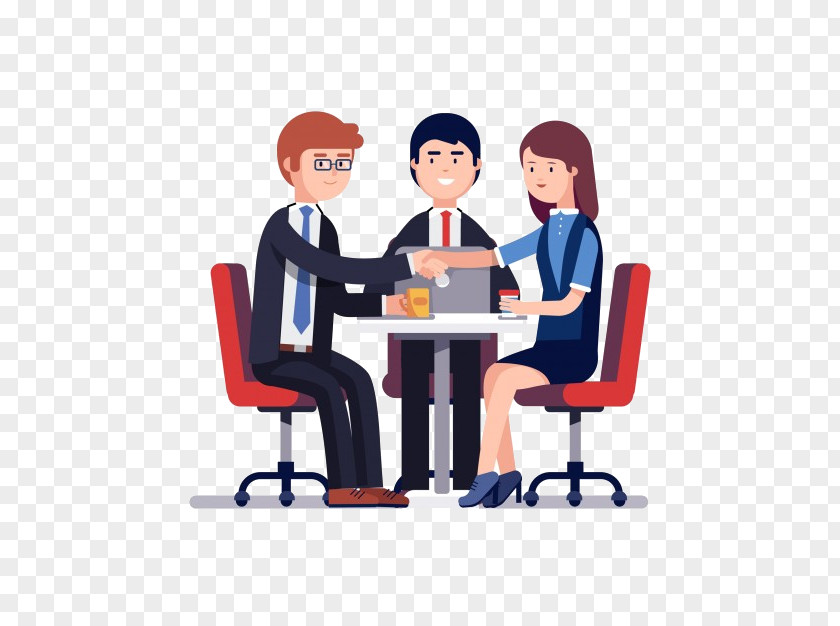 Gesture Sharing Business Meeting PNG