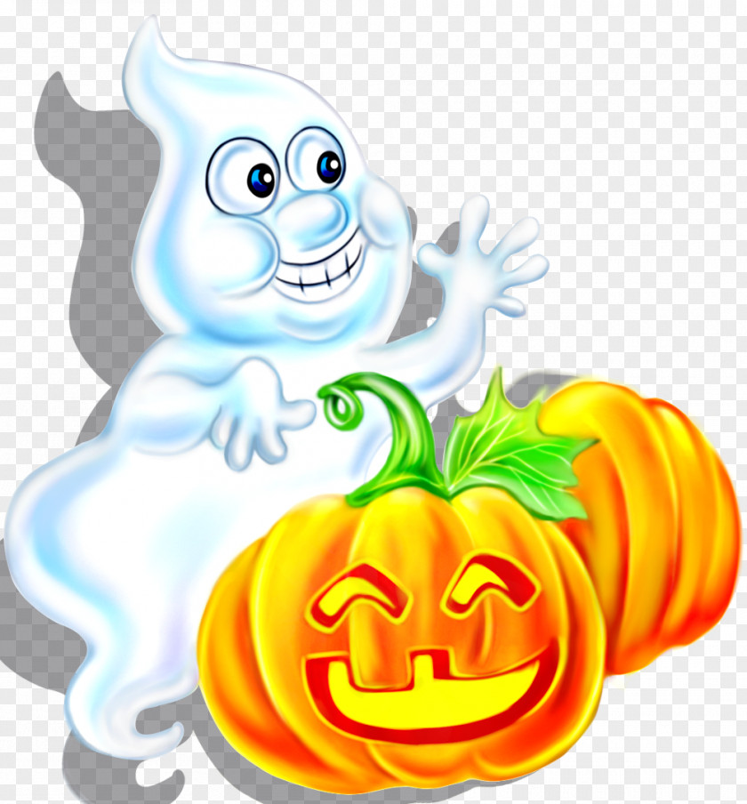 Halloween Pumpkin Cartoon Ghost Illustration PNG