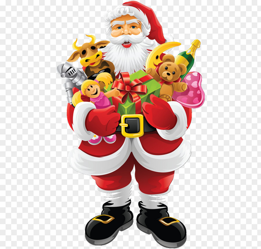 Santa Claus Père Noël Christmas Gift Elf PNG