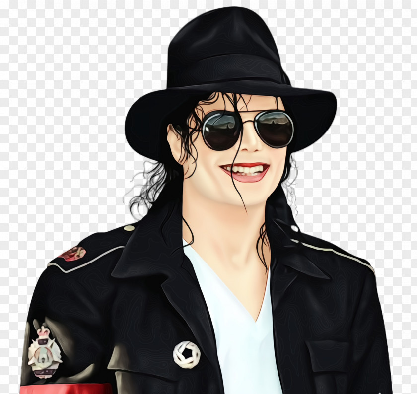 Aviator Sunglass Sun Hat Michael Jackson Moonwalk PNG