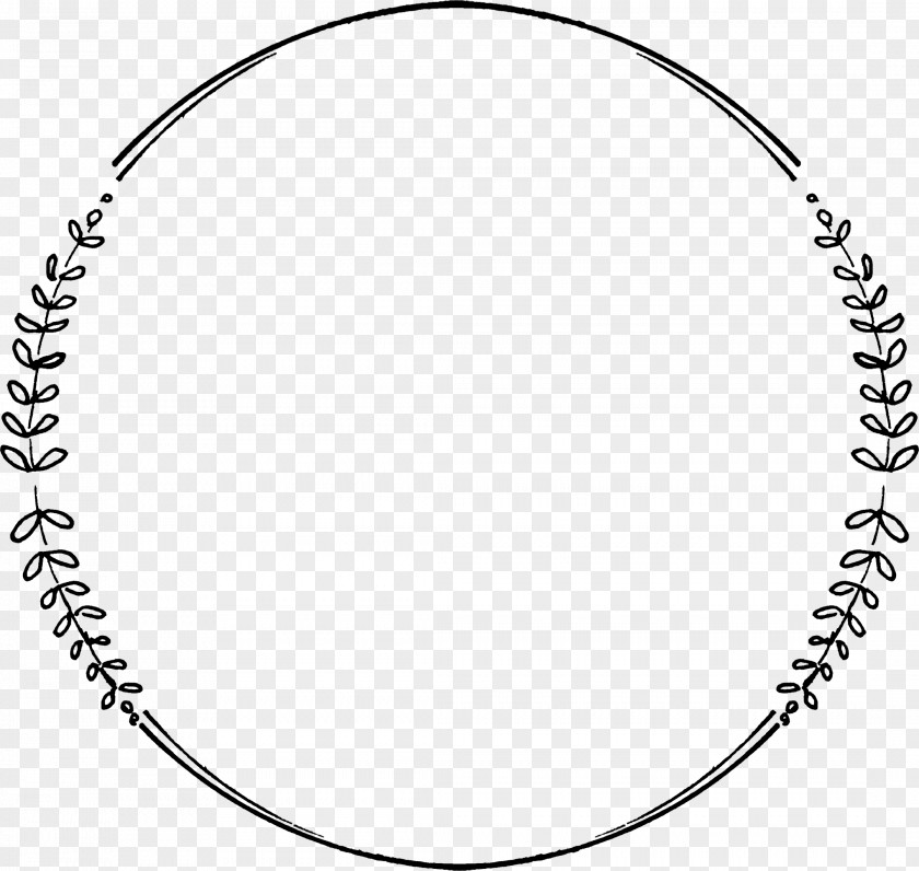 Circle Laurel Wreath Clip Art PNG