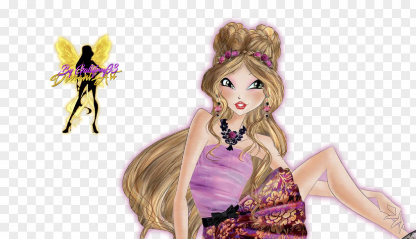 Flora Butterflix Art Fairy Barbie PNG