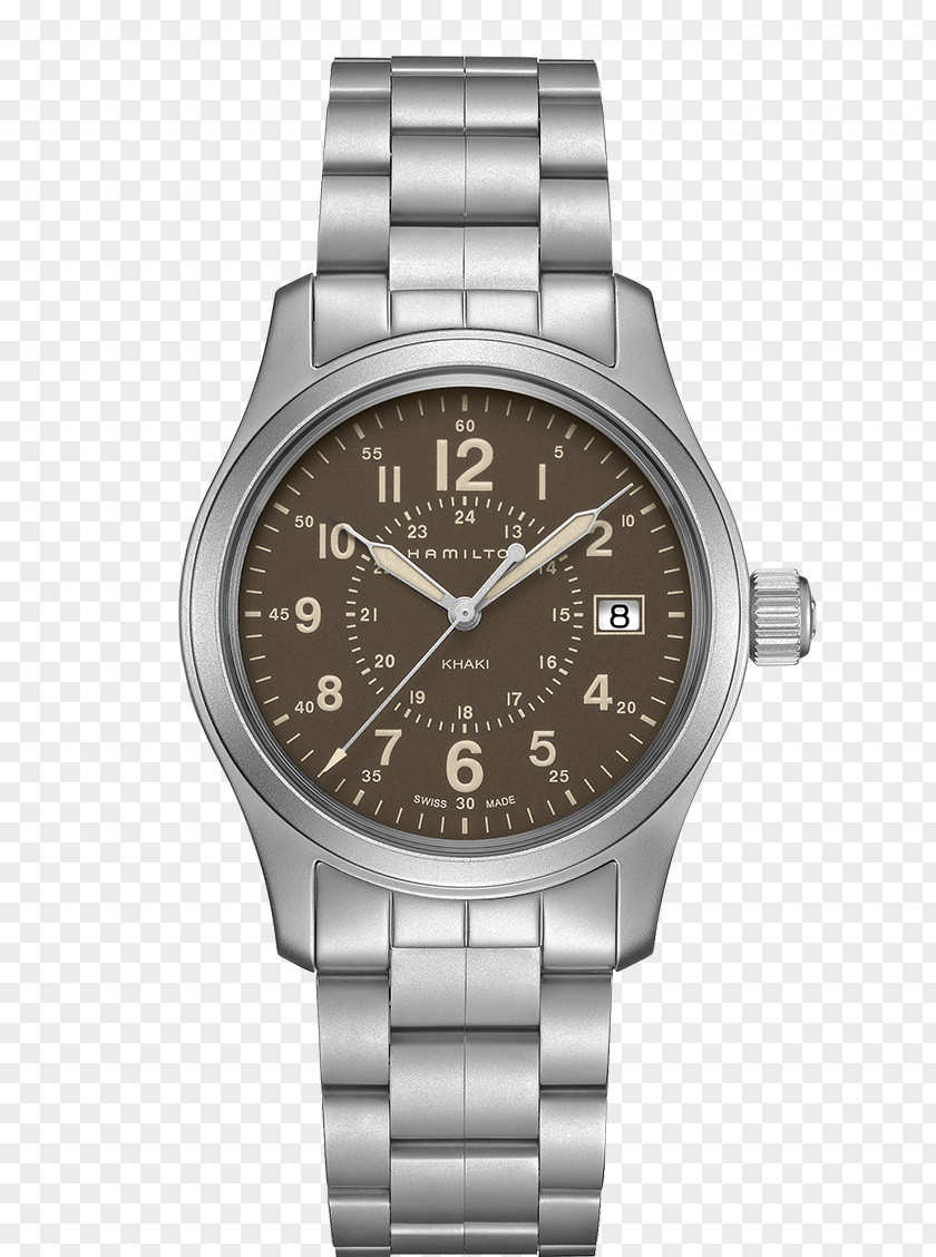 Hamilton Watch Silver Coffee Color Male Company Quartz Clock Chronograph PNG