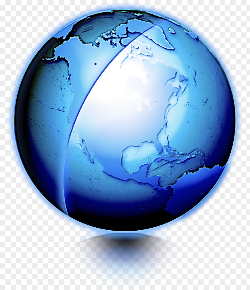 Interior Design Sphere Globe Earth Blue Water World PNG