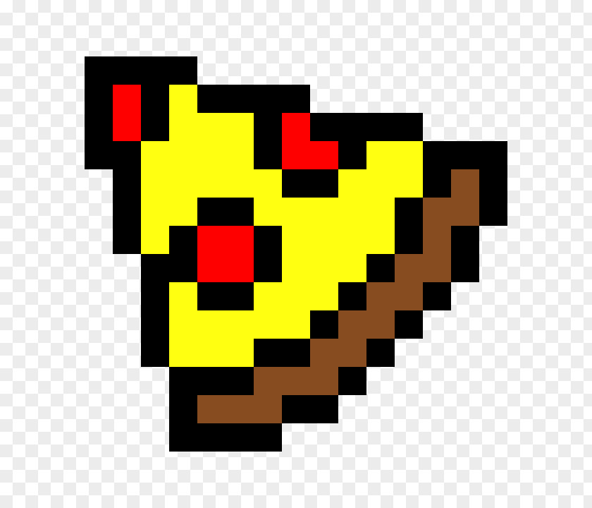 Pixel Art Pizza PNG