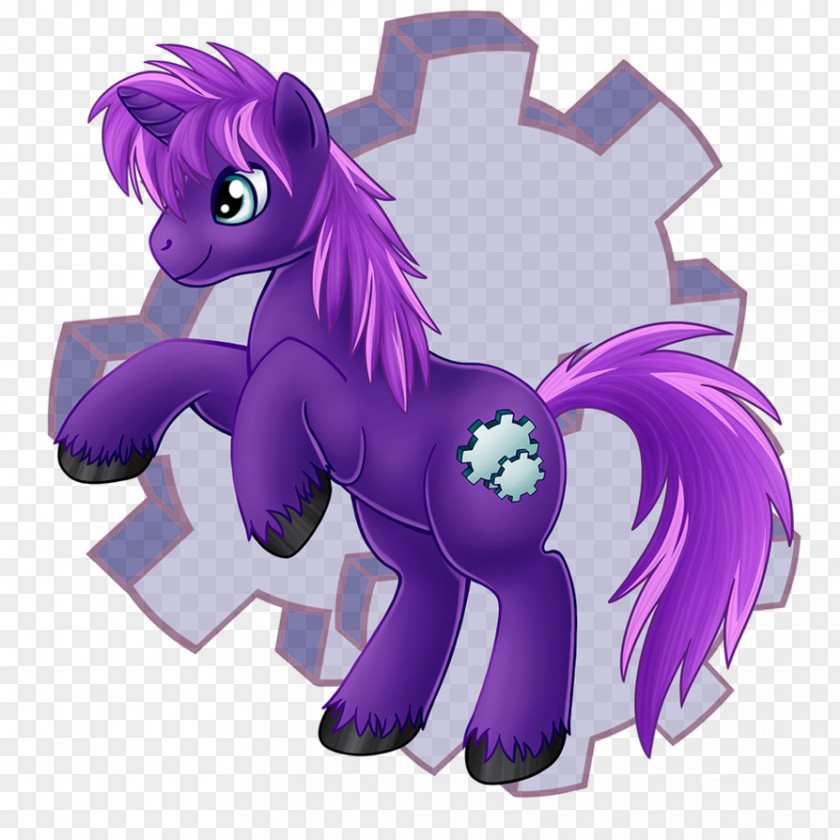 Purple Unicorn My Little Pony Horse PNG