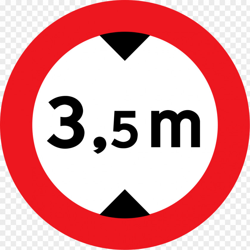 Road Signs In Denmark Traffic Sign Vehicle Height PNG