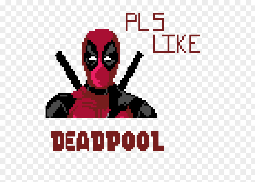 Venkat Deadpool Pixel Art Wolverine PNG