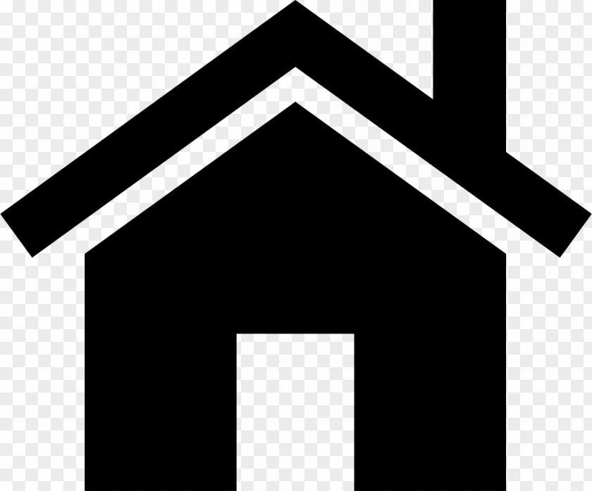 Facade Blackandwhite House Symbol PNG