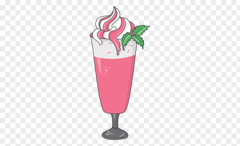 Milkshake Smoothie Strawberry Pie Cream PNG