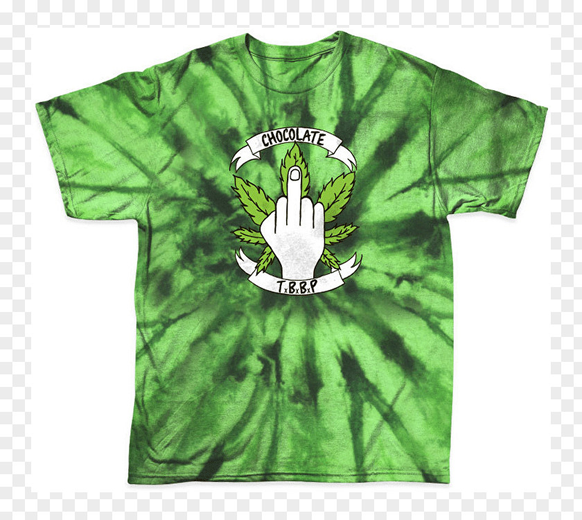 T-shirt Tie-dye Green Clothing PNG