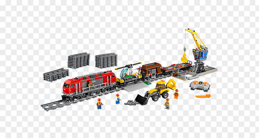 Amazing Lego Cities LEGO 60098 City Heavy-Haul Train Trains Amazon.com PNG
