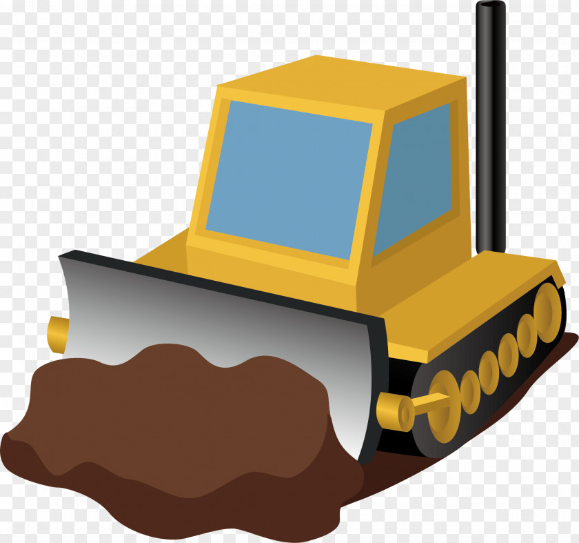 Bulldozer Vector Material Caterpillar Inc. Architectural Engineering Heavy Equipment PNG