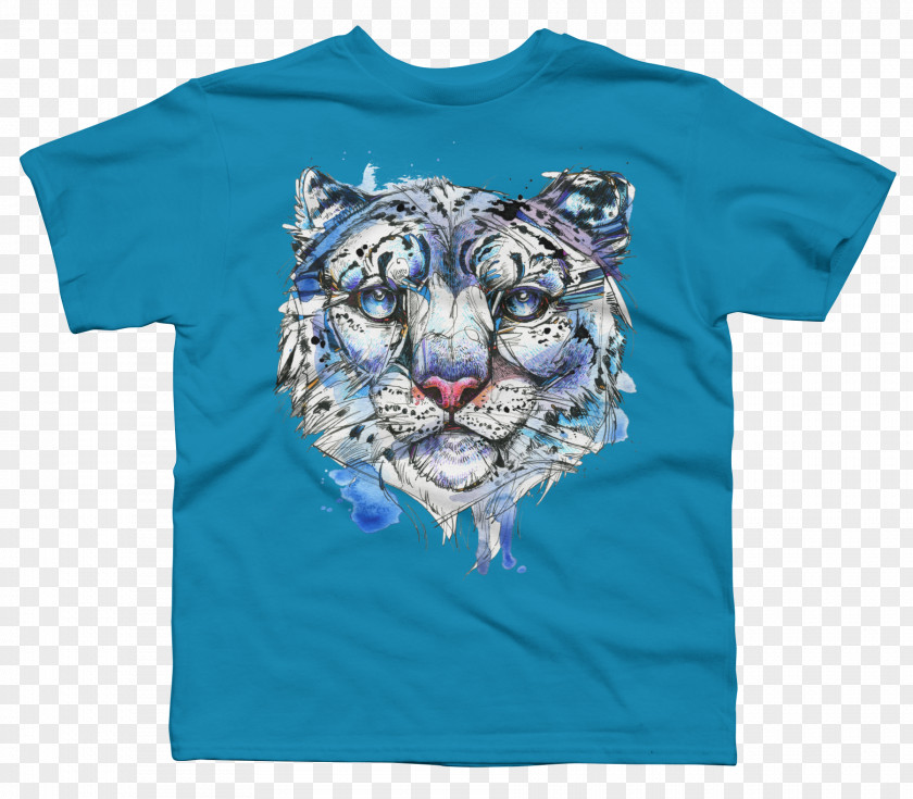 Leopard Print Printed T-shirt Hoodie Designer PNG