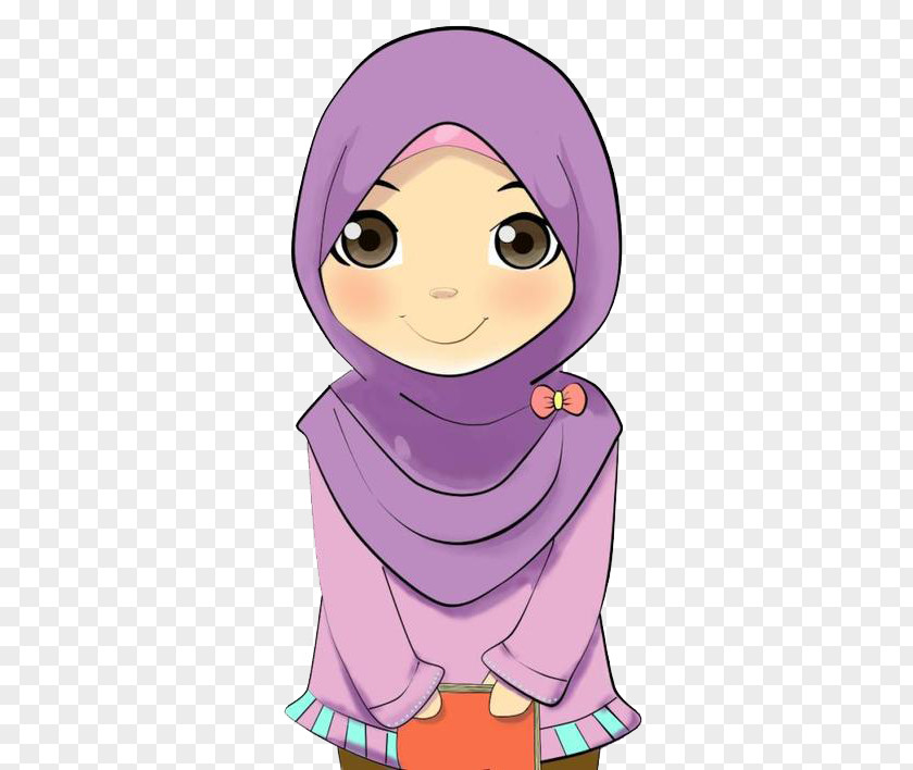 Malay Cartoon Clip Art Muslim Women In Islam Woman Girl PNG