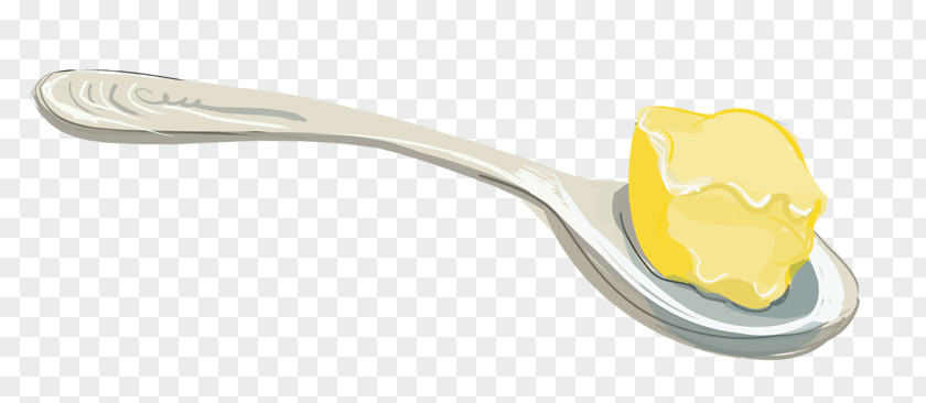 Spoon Butter Material Yellow PNG