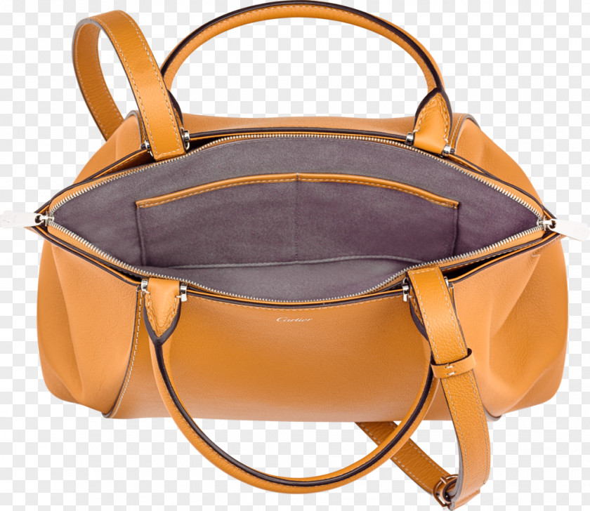 Bag Handbag Leather Topaz Cartier PNG
