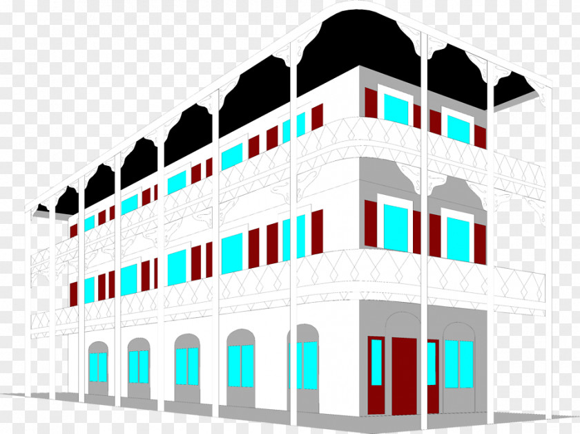 Design Facade Brand Building PNG