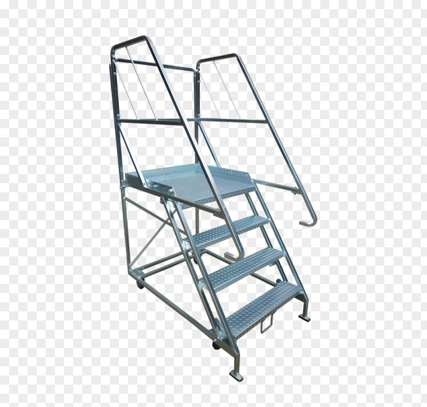 Ladder Order Picking Chair Steel Furniture PNG
