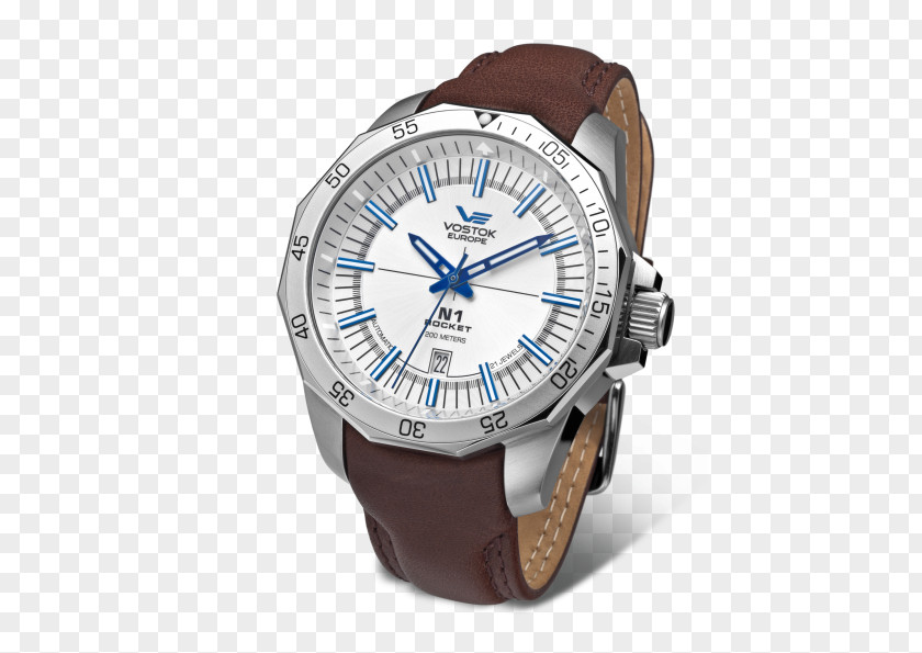 Leather Strap Vostok Watches Europe N1 Rocket PNG