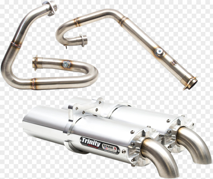 Motorcycle Exhaust System Side By Muffler Arctic Cat PNG