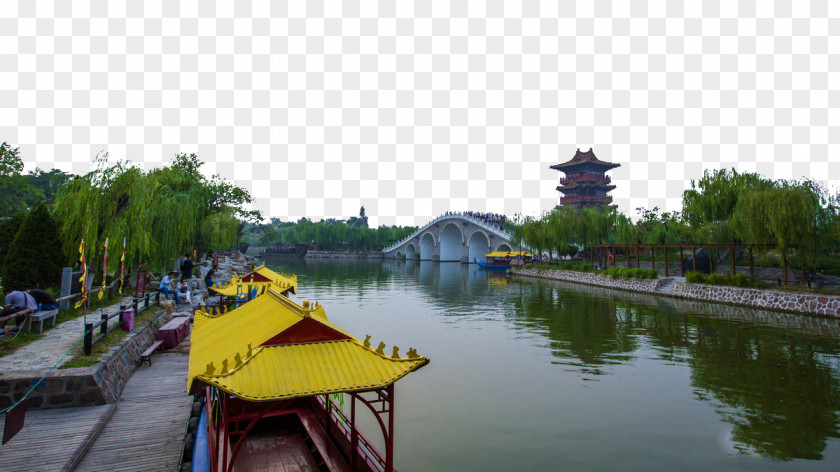 Qingming River Park Scenery Along The During Festival U6e05u660eu4e0au6cb3u56ed Photography PNG