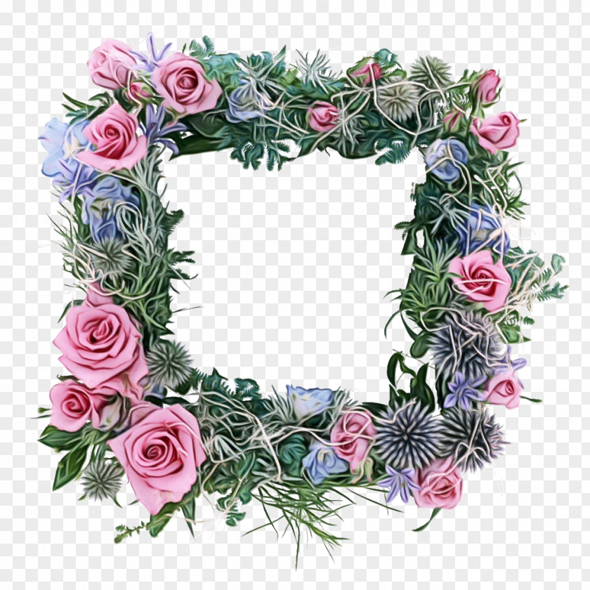 Rose Order Interior Design Flower Wreath Frame PNG