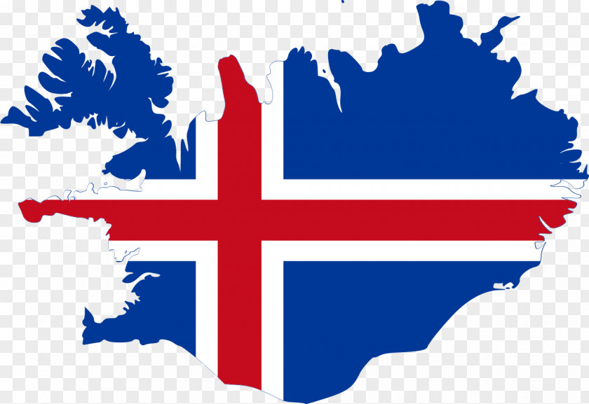 France Flag Of Iceland Vector Map PNG