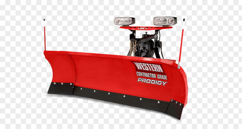 Snowplow Badger Truck Equipment Plough Snow Removal Western Products PNG