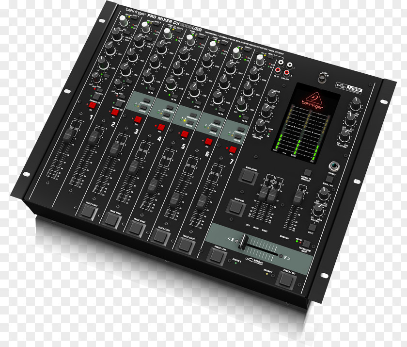 Golden Stereo 3 DJ Mixer Audio Mixers Disc Jockey Behringer PNG