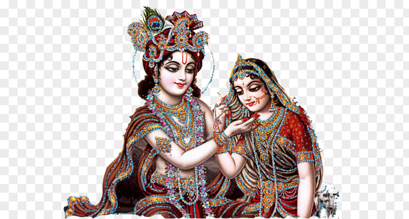 Krishna Radha Desktop Wallpaper PNG