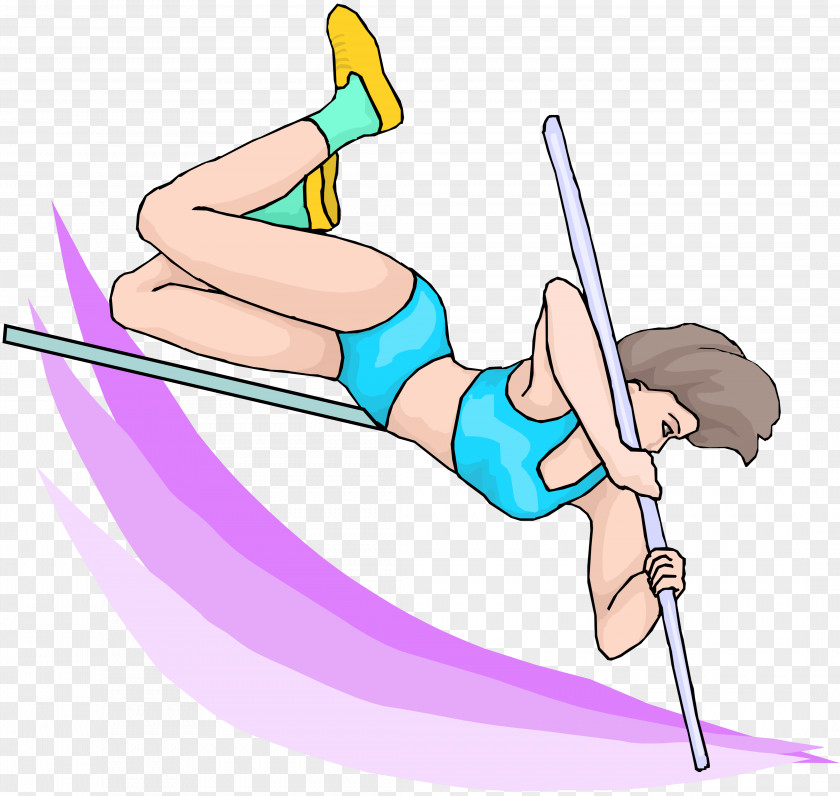 Pole Dance Exercise Cartoon PNG