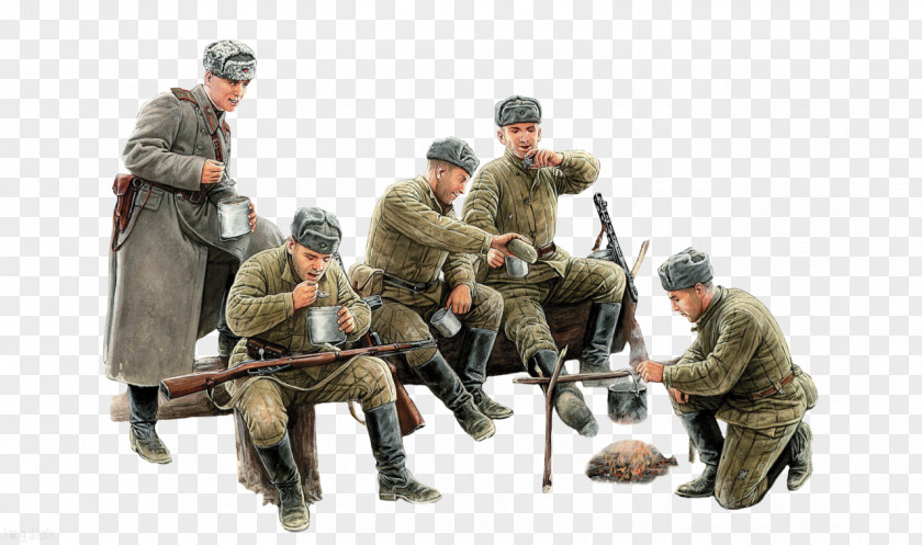 Soldiers Second World War 1:35 Scale Soldier Soviet Union Infantry PNG