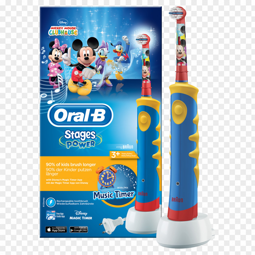 Toothbrush Electric Oral-B Pro-Health Stages Stage 3 AdvancePower Kids 950 PNG