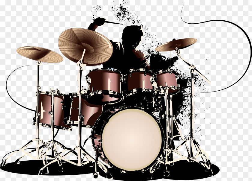 Trend Band Drums Vector Drummer PNG