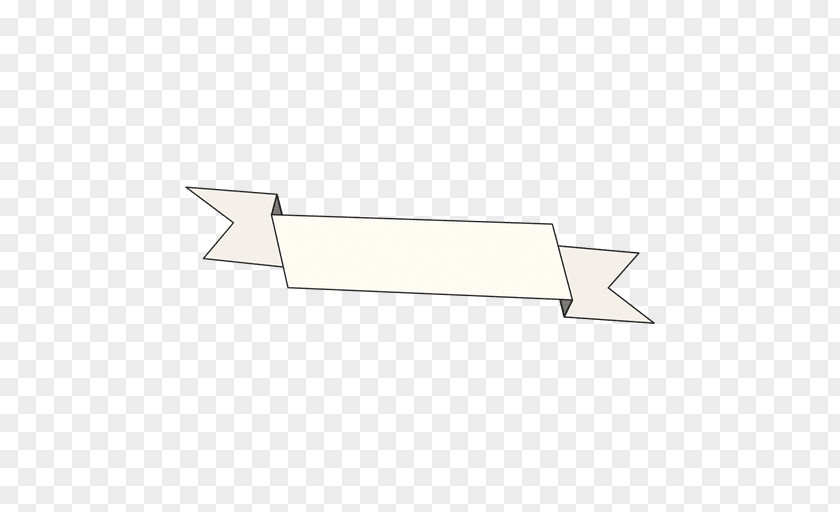 White Ribbon Rectangle Ranged Weapon PNG