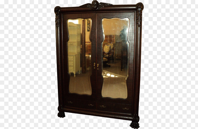 Antique Armoires & Wardrobes Display Case PNG