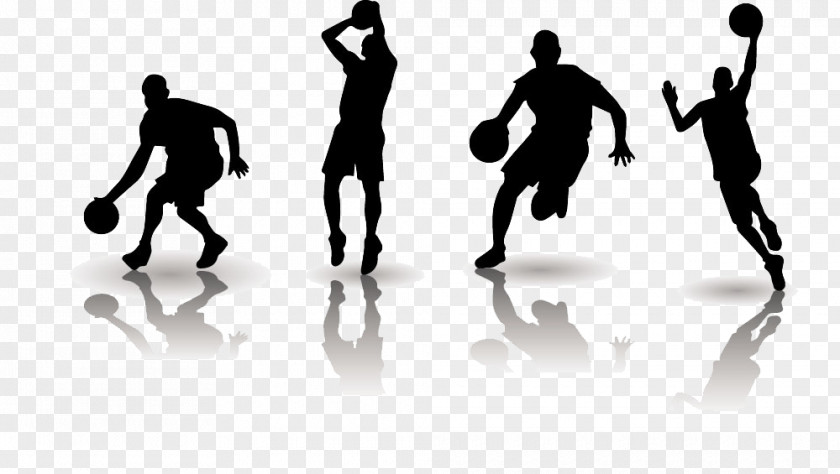 Basketball Players Silhouette Image Football Clip Art PNG