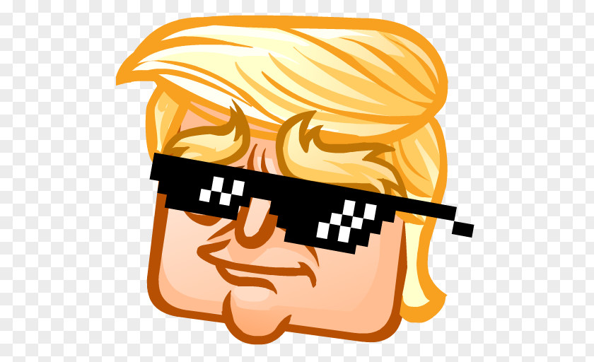 Deal With It United States Crippled America Emoji Protests Against Donald Trump Text Messaging PNG